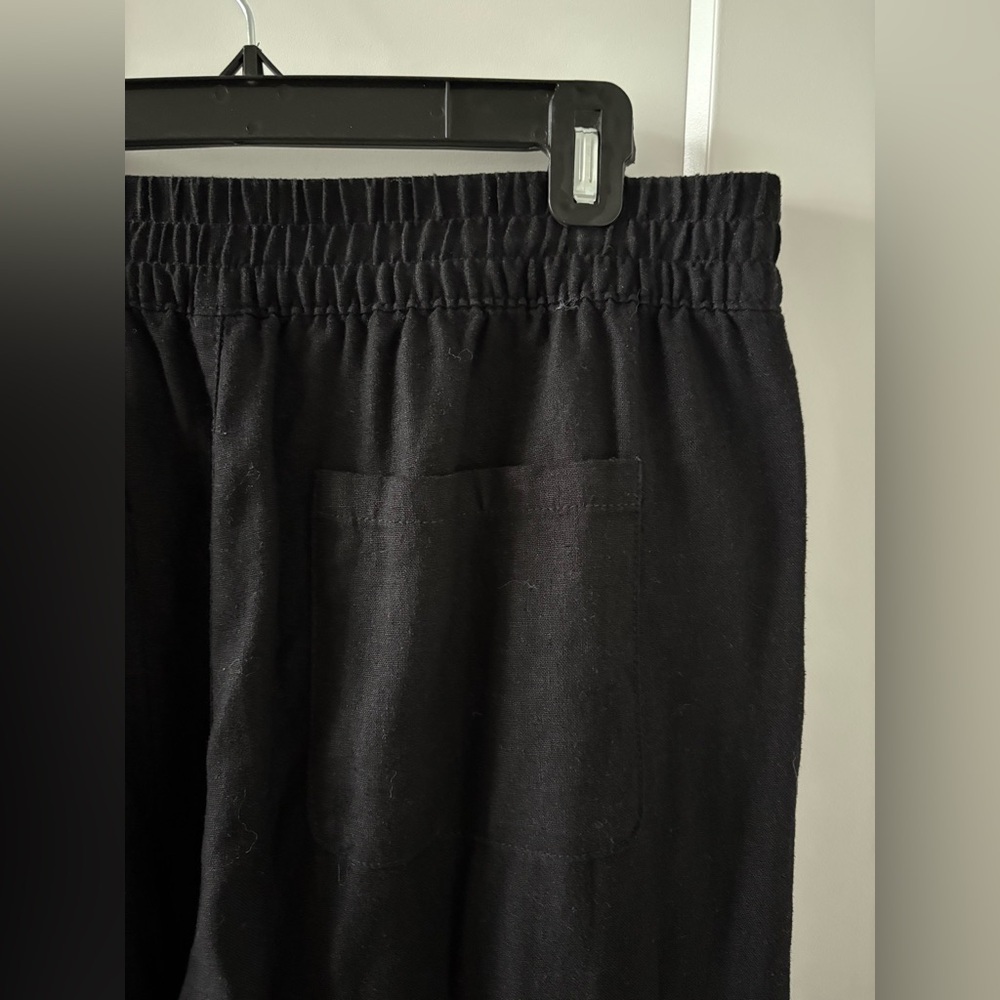 Old Navy High-Waisted Linen-Blend Straight Pants - Picture 6 of 6